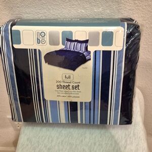No boundaries Bed Sheet Set Blue Nautical